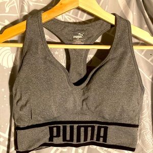 PUMA SEAMLESS SPORTS BRA LARGE / MEDIUM GREY